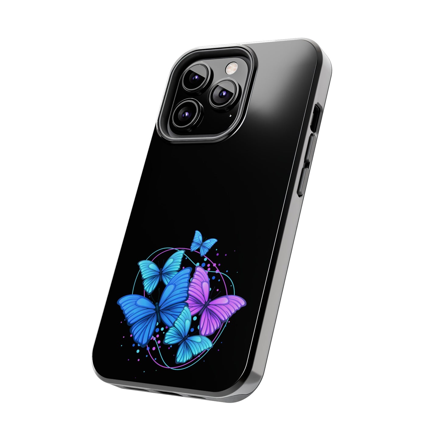 Butterflies Blue Purple Tough Phone Cases