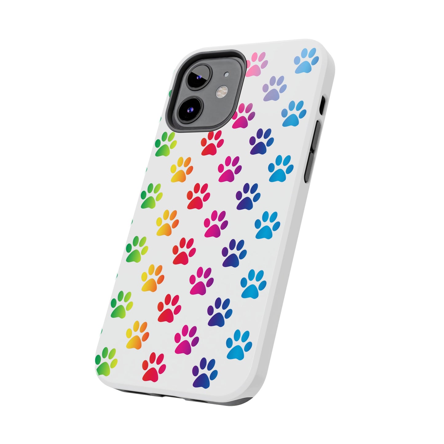 Rainbow Paw Print Pride Tough Phone Cases