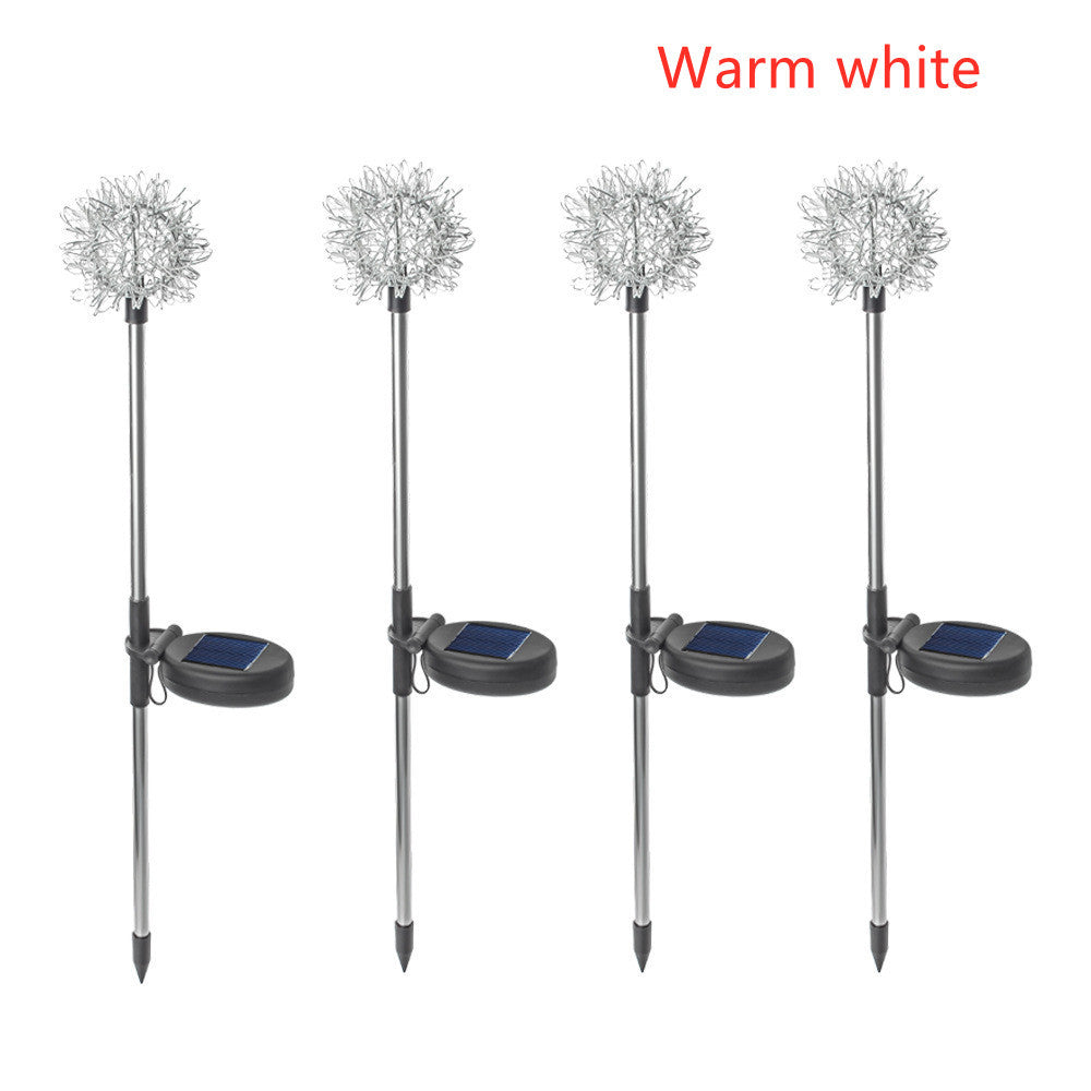 Solar Light Solar Dandelion Plug In Light Garden Decoration LED Light Outdoor