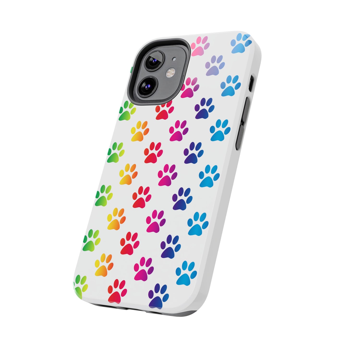 Rainbow Paw Print Pride Tough Phone Cases