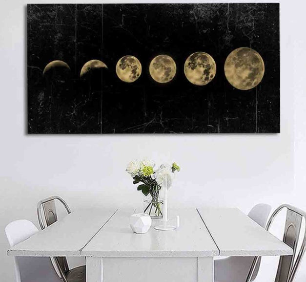 Wall Lunar Eclipse Art Painting