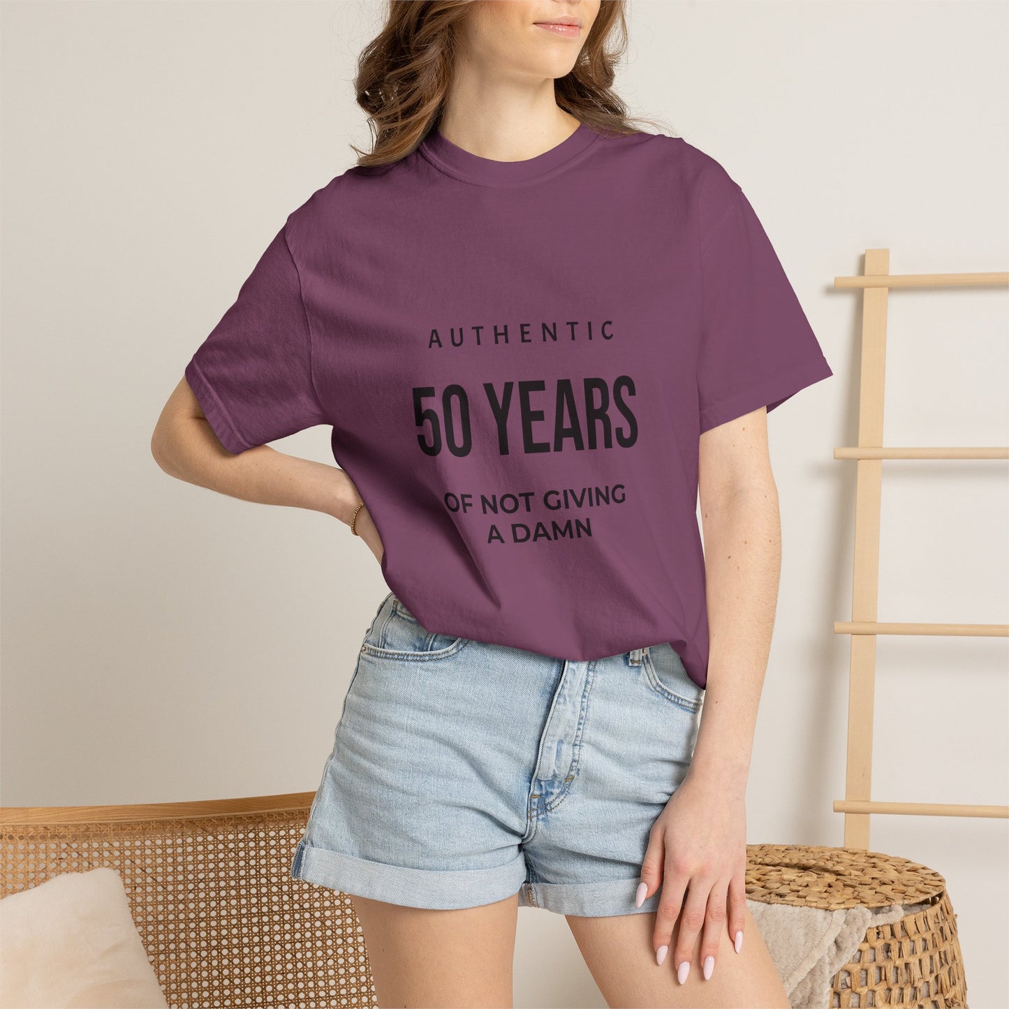50 Years of Not Giving a Damn T-Shirt — Funny 50th Birthday Tee