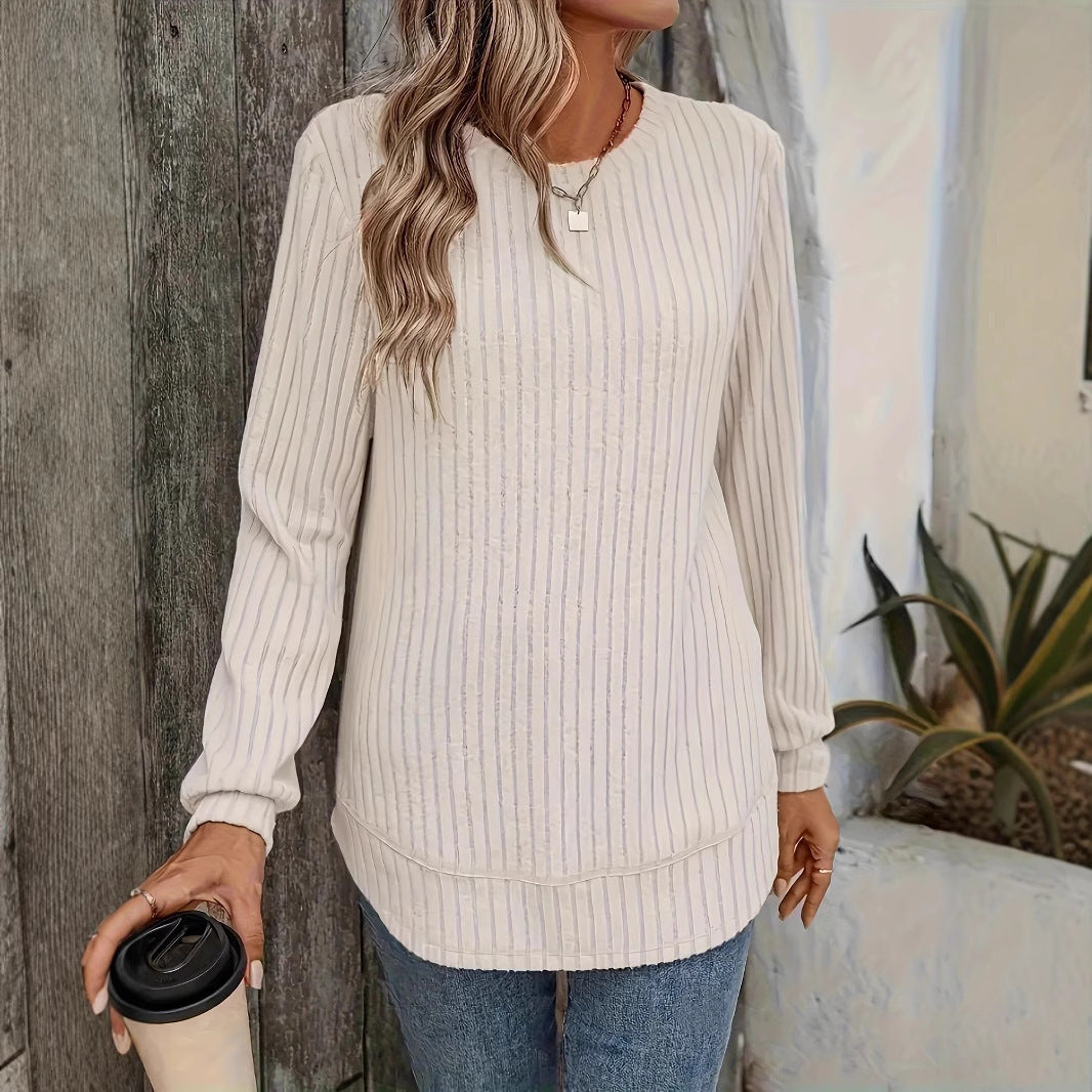 Women's Loose Crew Neck Top