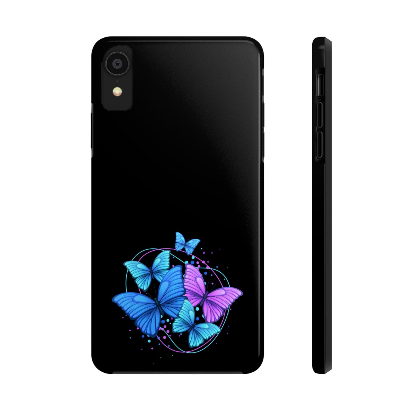 Butterflies Blue Purple Tough Phone Cases
