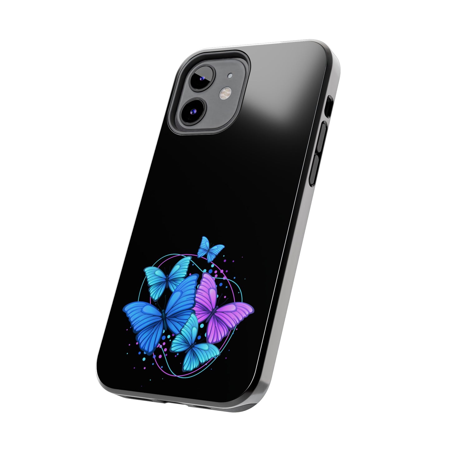 Butterflies Blue Purple Tough Phone Cases