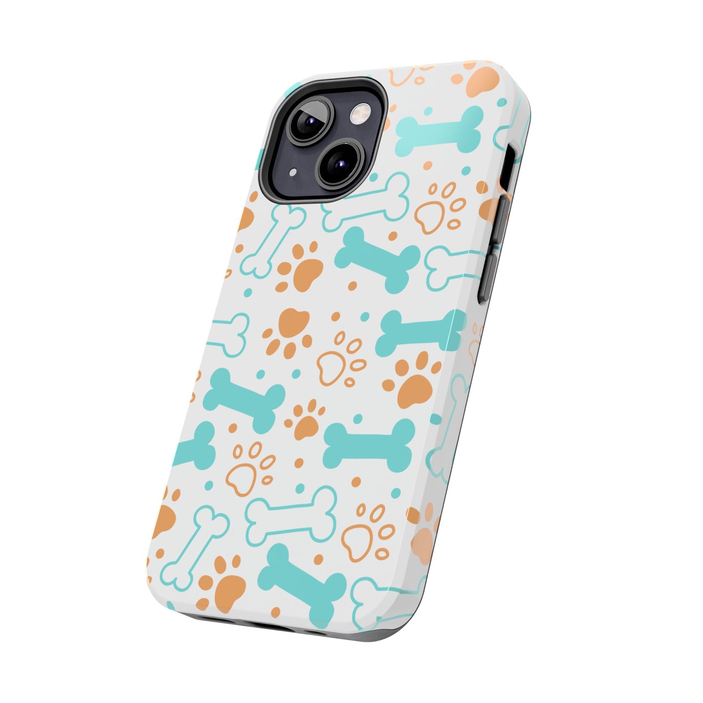 Dog Bones Paw Print Tough Phone Cases