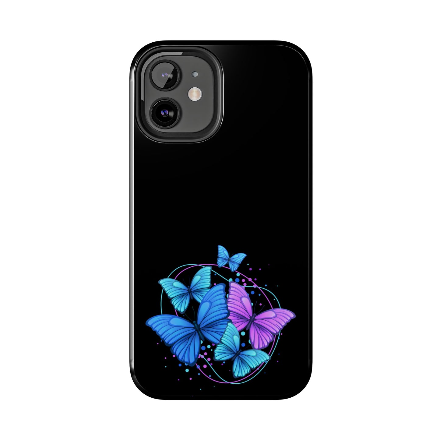 Butterflies Blue Purple Tough Phone Cases