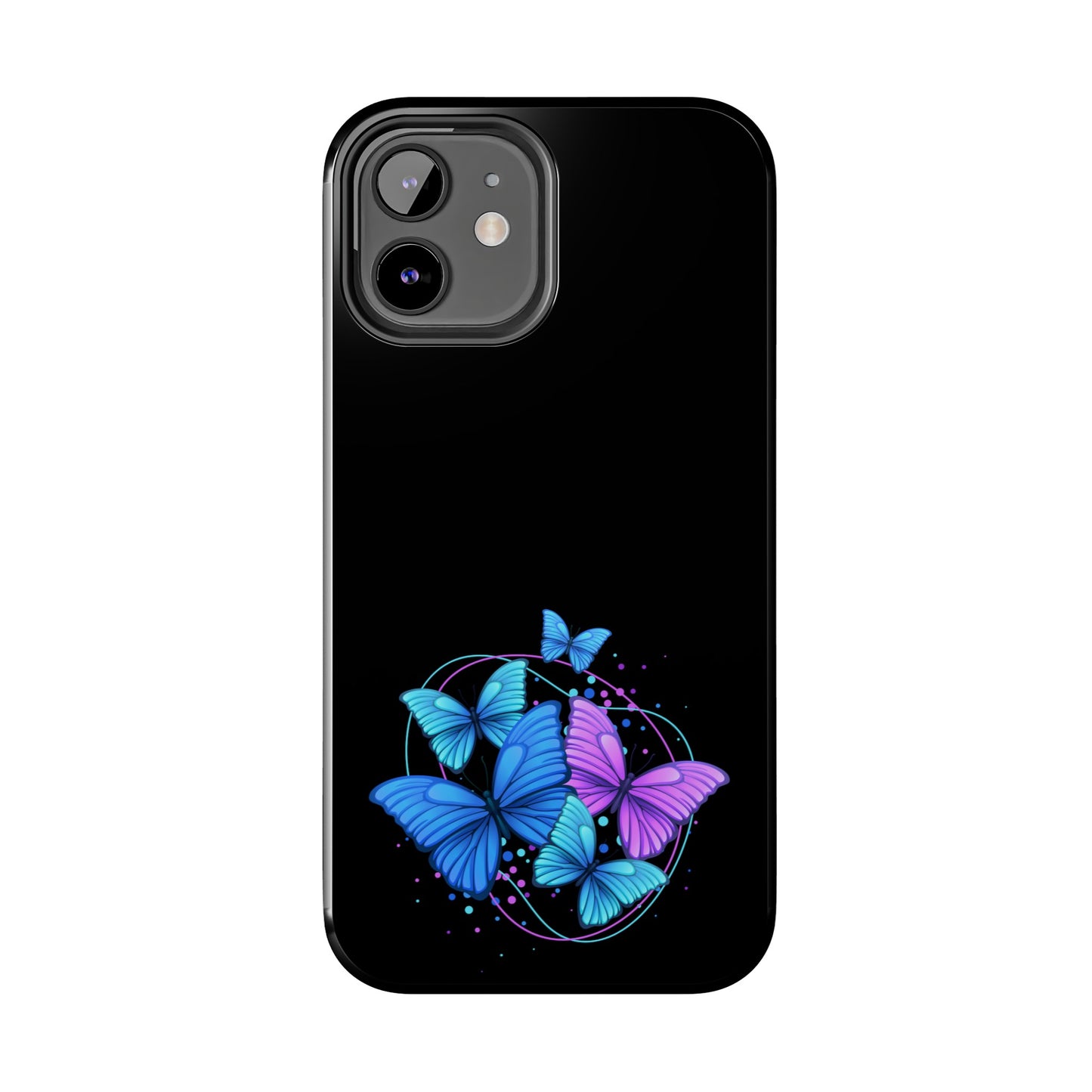Butterflies Blue Purple Tough Phone Cases