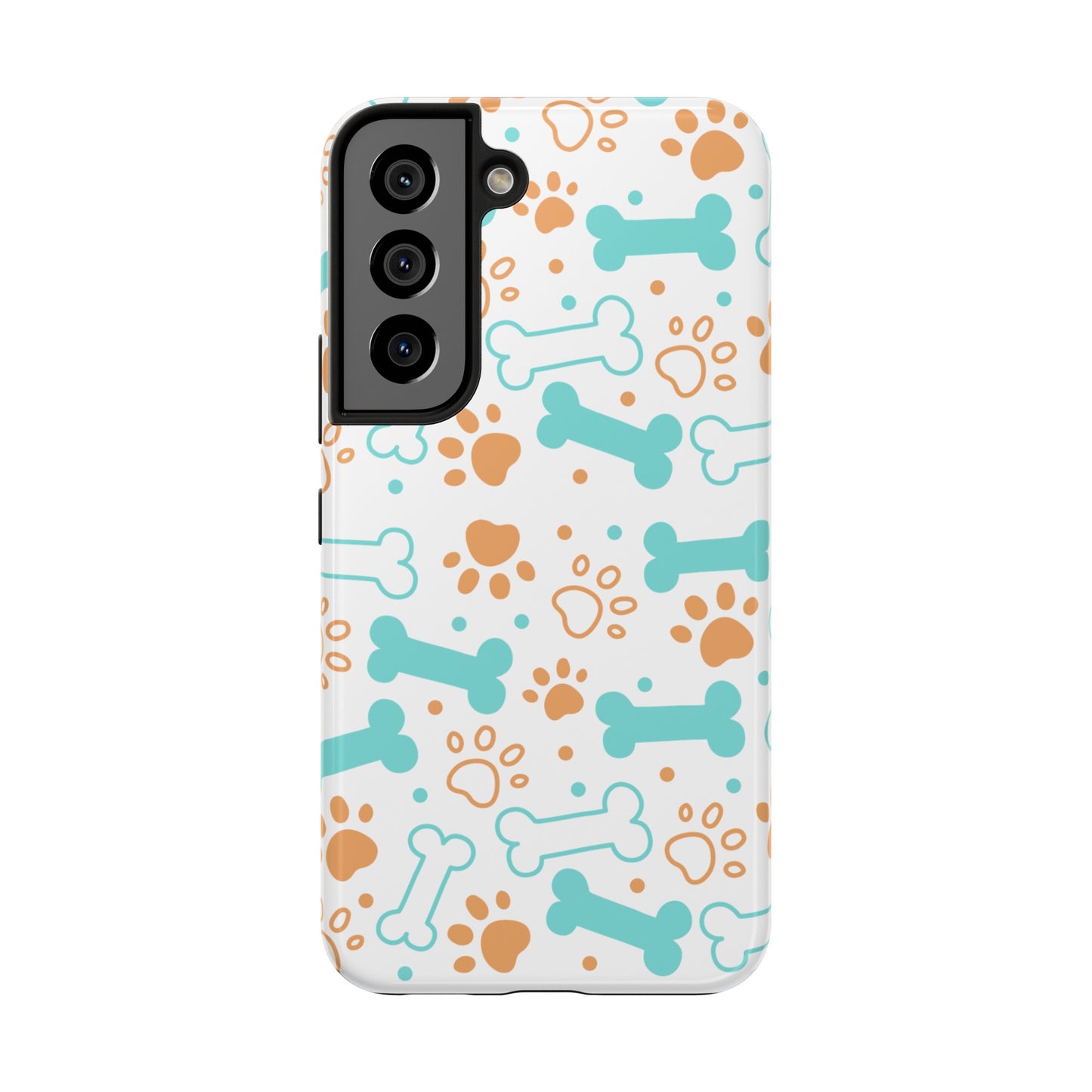 Dog Bones Paw Print Tough Phone Cases