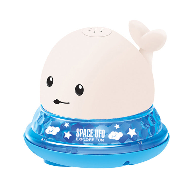 Toys Baby Cute Cartoon Whale Floating Spraying Water Bath Light Music LED Baby