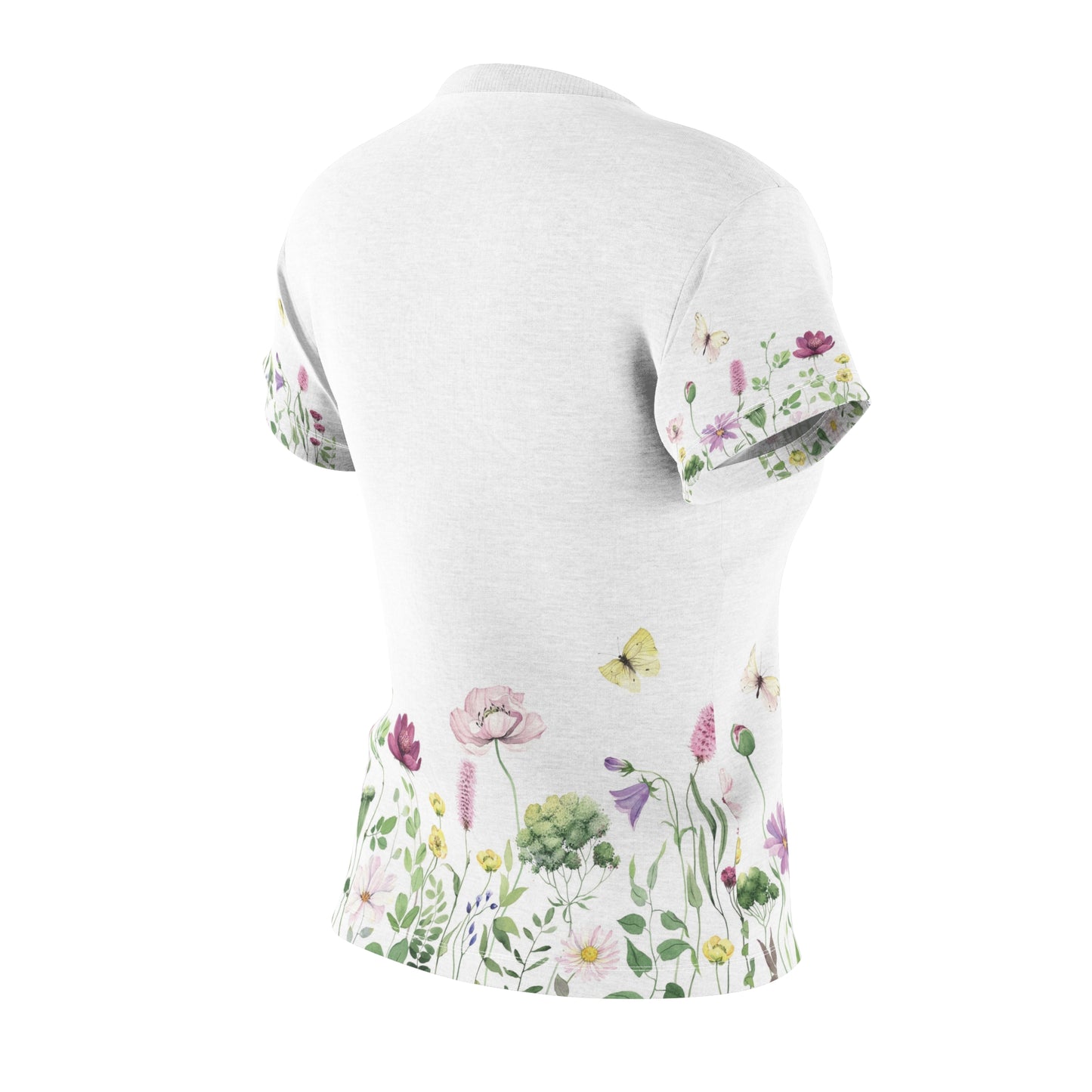 Floral Garden Tee - Nature-Inspired Women's Cut & Sew T-Shirt for Summer Days, Gift for Nature Lovers, Casual Wear, Eco-Friendly Comfort