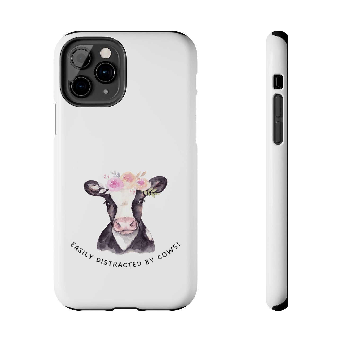 Easily distracted by Cows Tough Phone Cases
