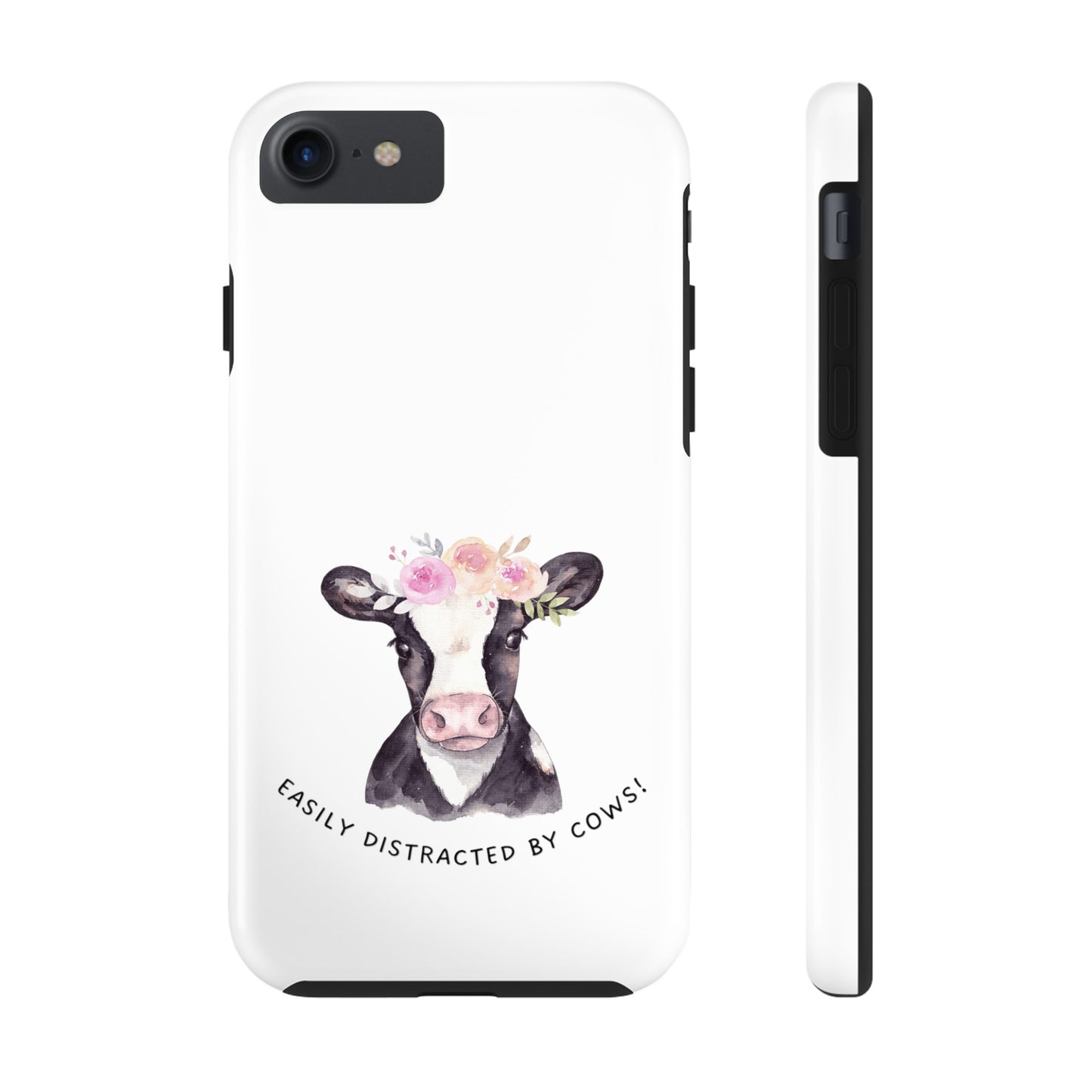 Easily distracted by Cows Tough Phone Cases