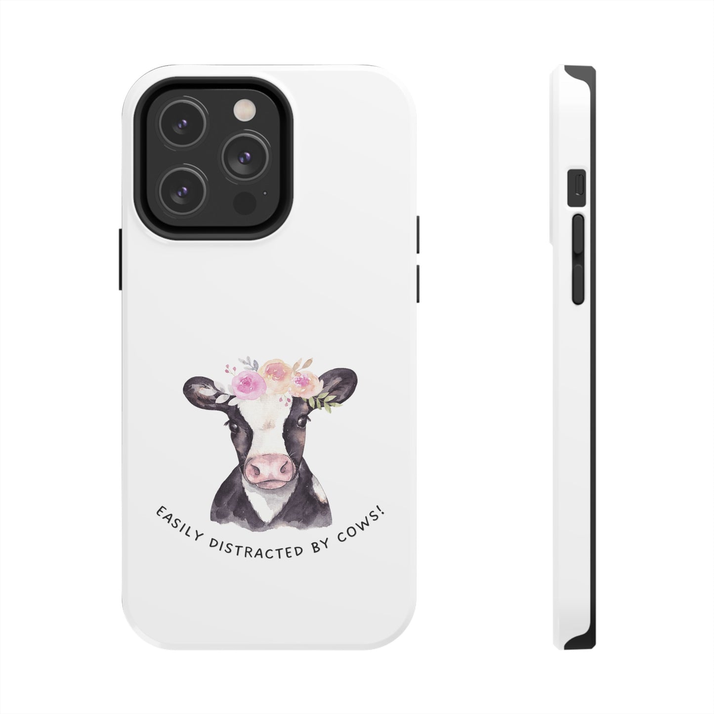 Easily distracted by Cows Tough Phone Cases