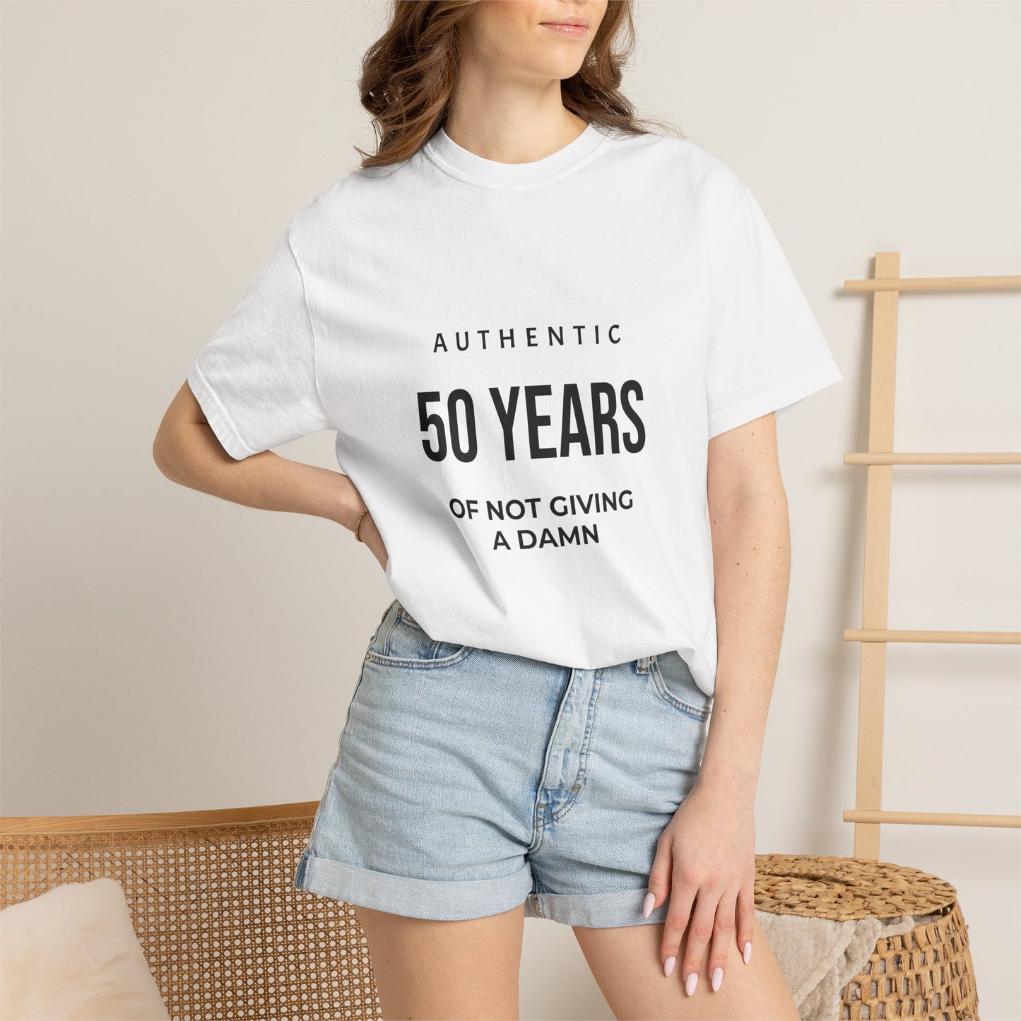 50 Years of Not Giving a Damn T-Shirt — Funny 50th Birthday Tee