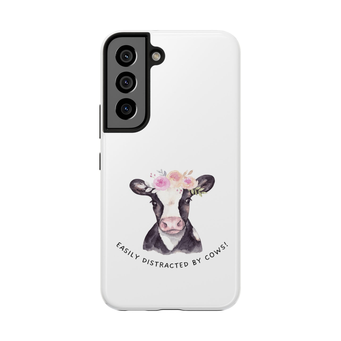 Easily distracted by Cows Tough Phone Cases
