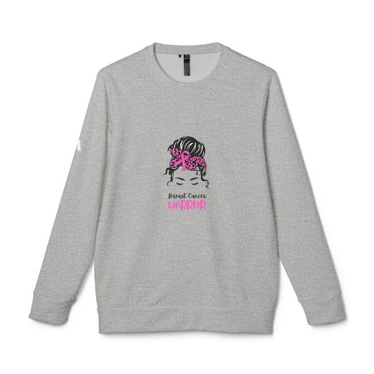 Adidas Breast Cancer Warrior Sweatshirt, Fleece Crewneck, Support Awareness, Unisex Gift, Cozy Inspirational Jumper