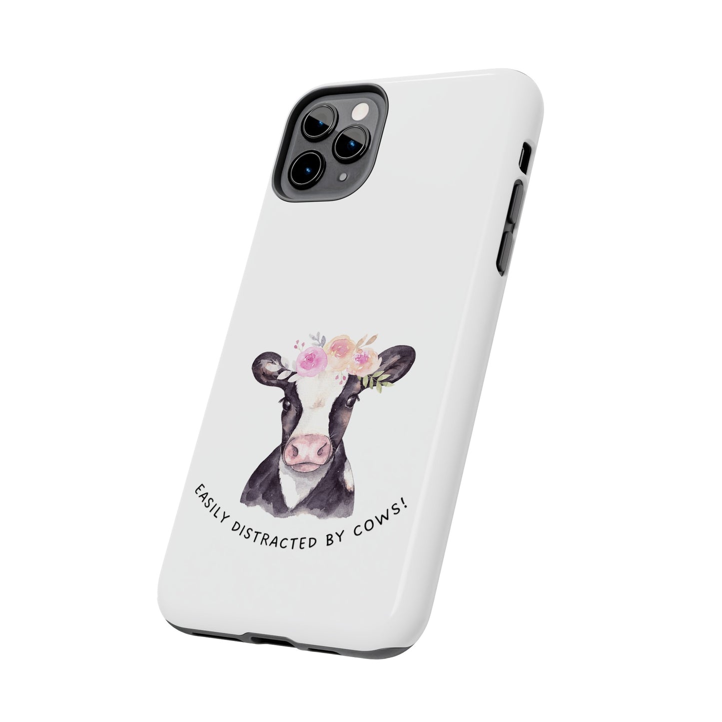 Easily distracted by Cows Tough Phone Cases