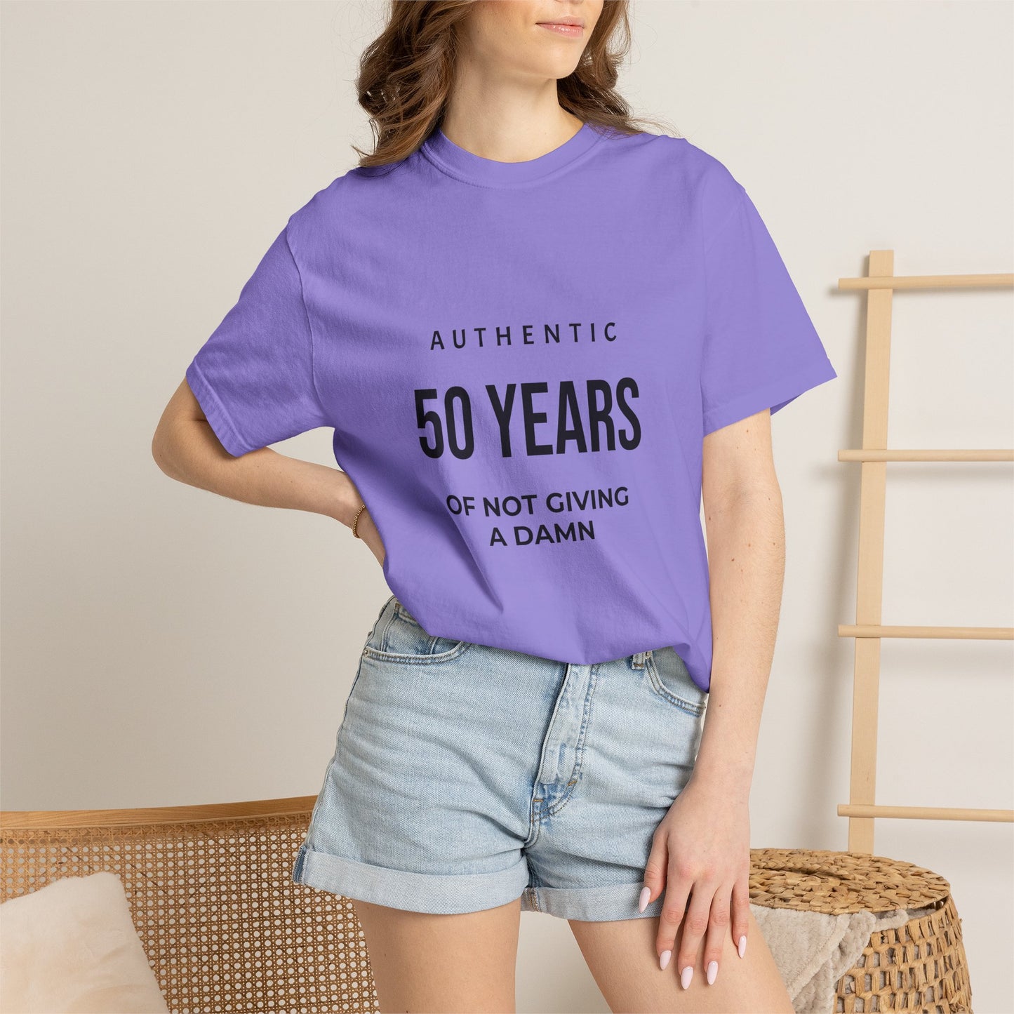 50 Years of Not Giving a Damn T-Shirt — Funny 50th Birthday Tee