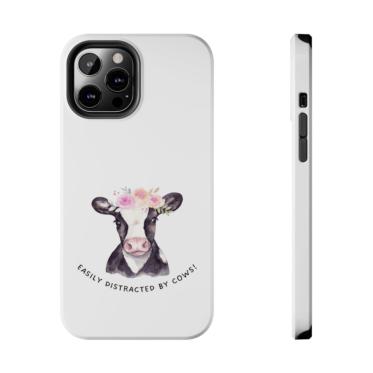 Easily distracted by Cows Tough Phone Cases
