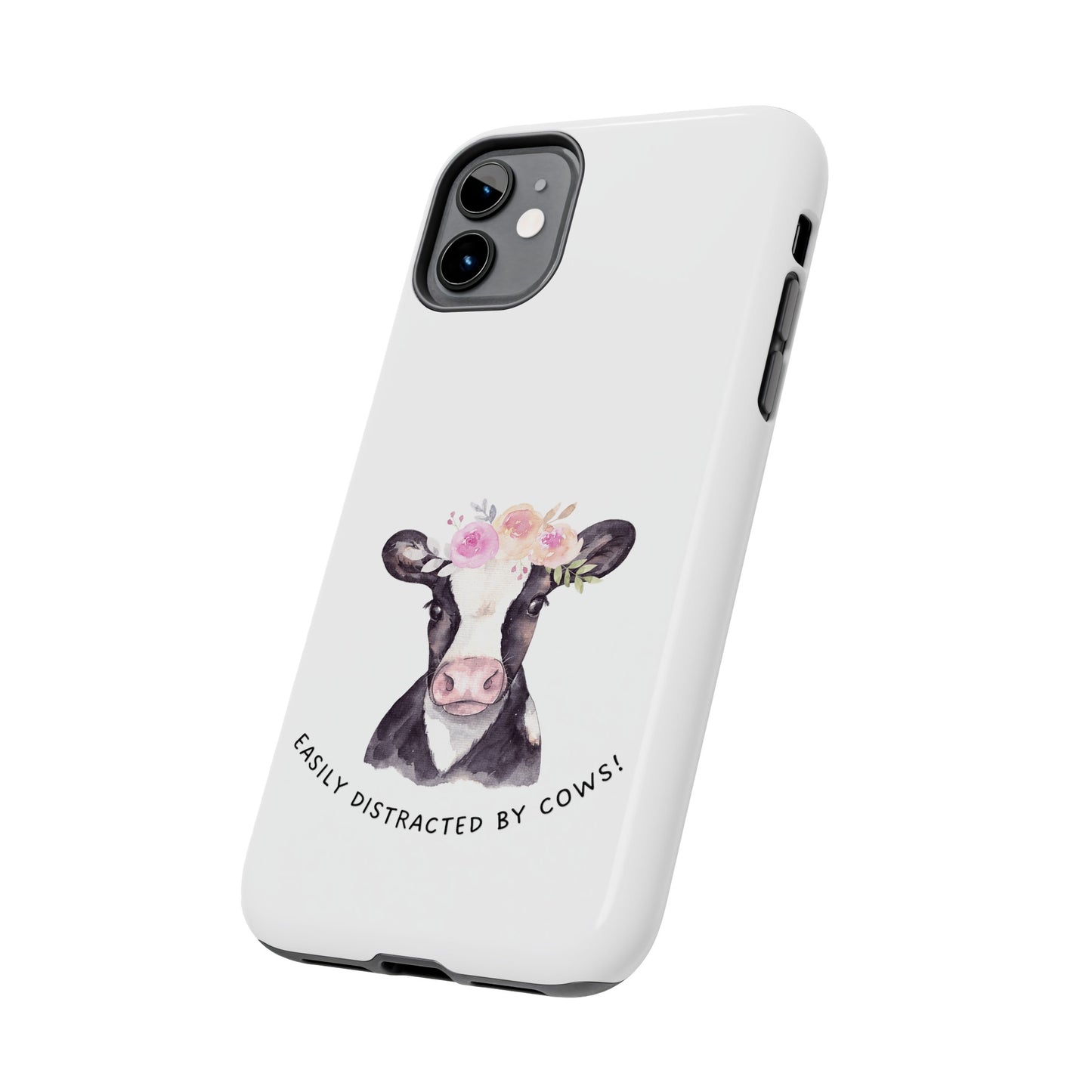 Easily distracted by Cows Tough Phone Cases