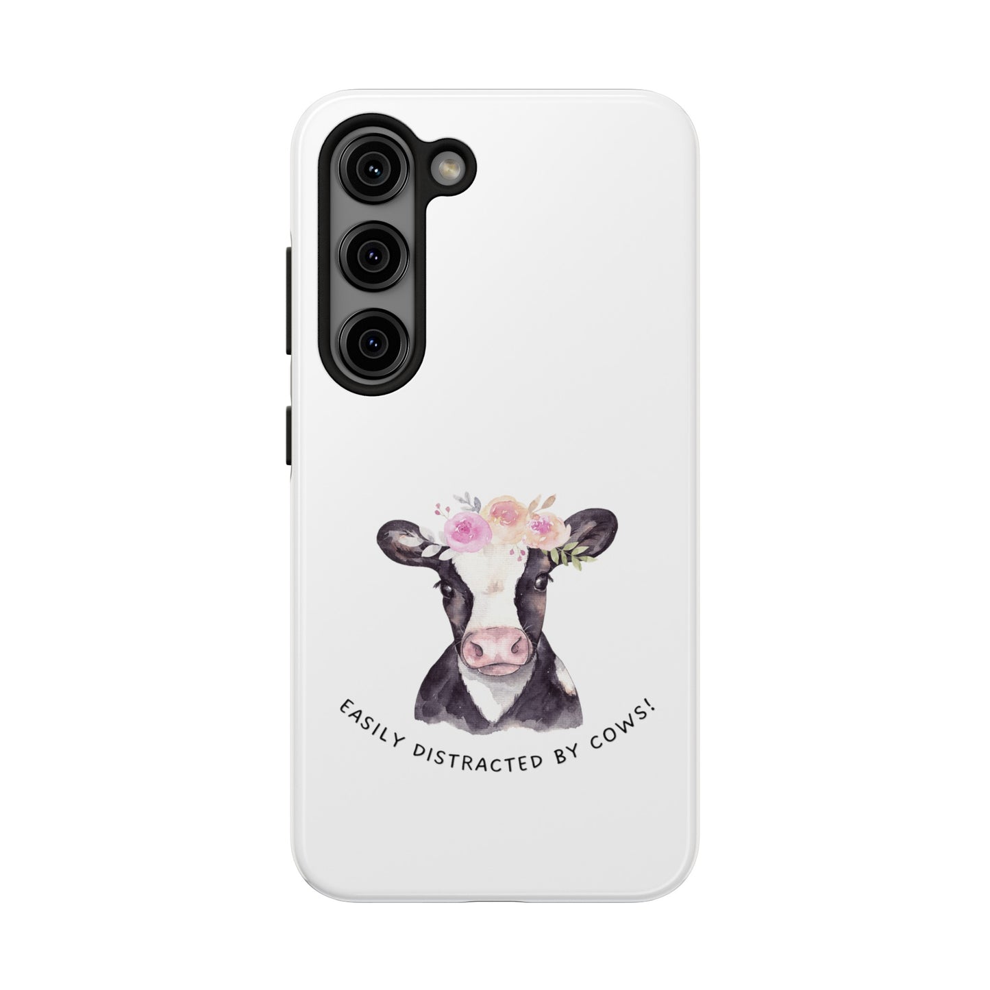 Easily distracted by Cows Tough Phone Cases