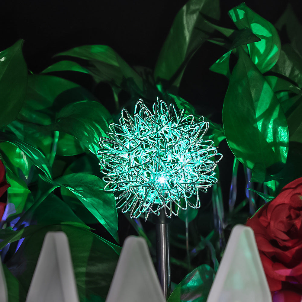 Solar Light Solar Dandelion Plug In Light Garden Decoration LED Light Outdoor