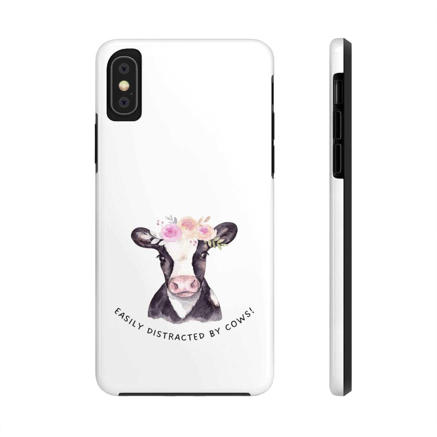 Easily distracted by Cows Tough Phone Cases