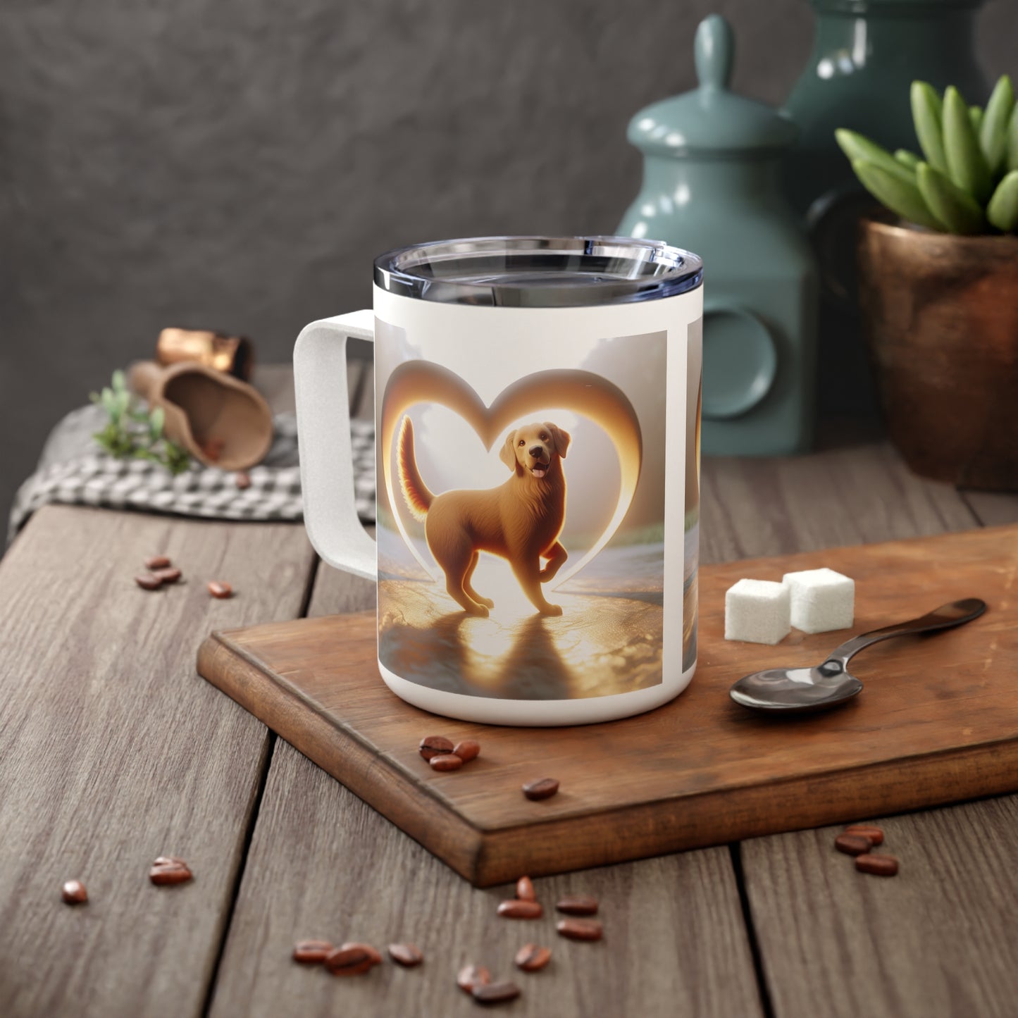 Insulated Coffee Mug, 10oz
