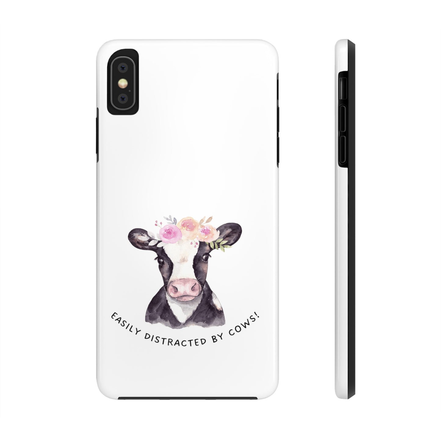 Easily distracted by Cows Tough Phone Cases
