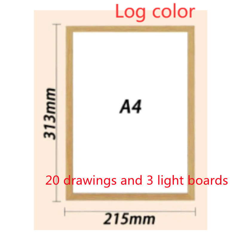 Photo Personalized Light Painting Custom  Painting Led Glowing  Frame Art Light Decoration Christmas