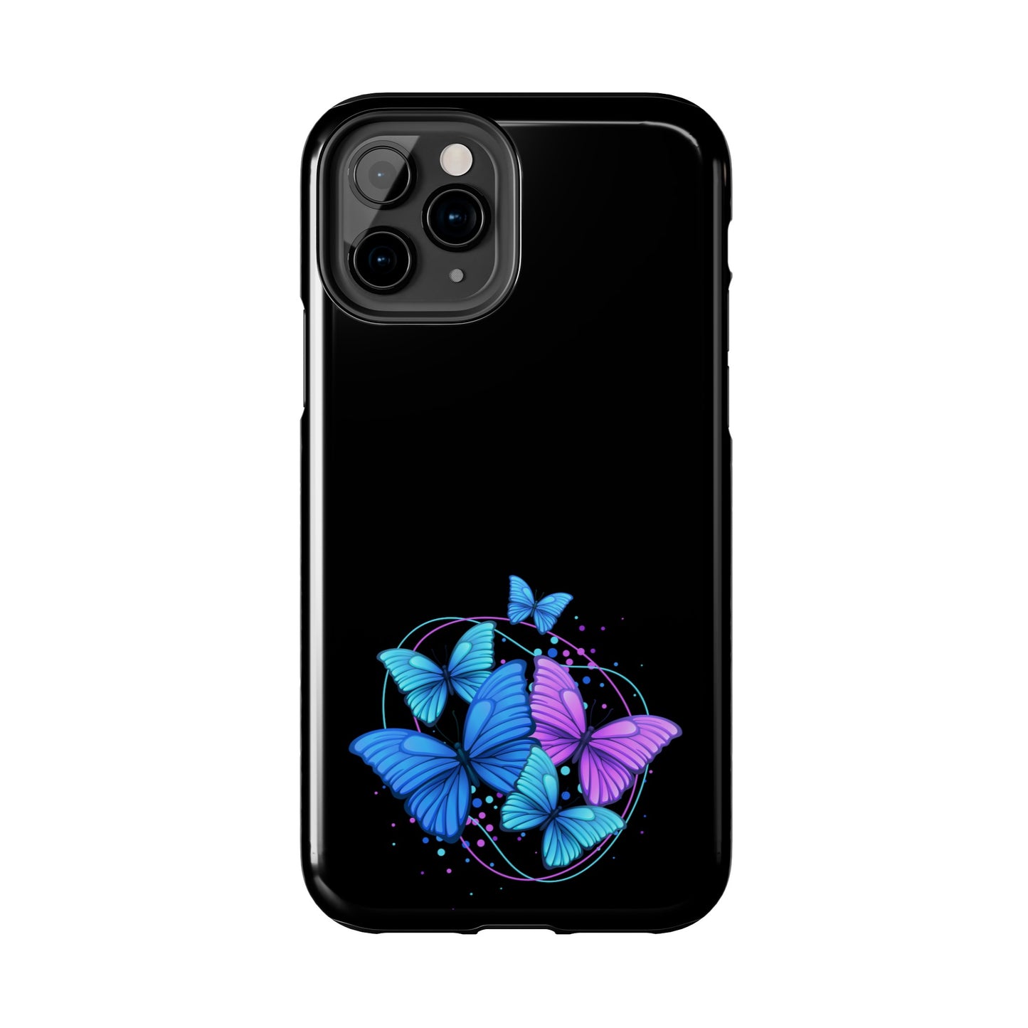 Butterflies Blue Purple Tough Phone Cases