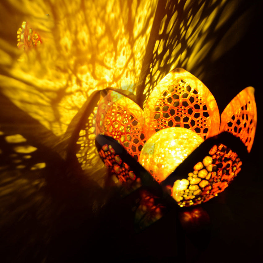 Solar lawn light flower outdoor