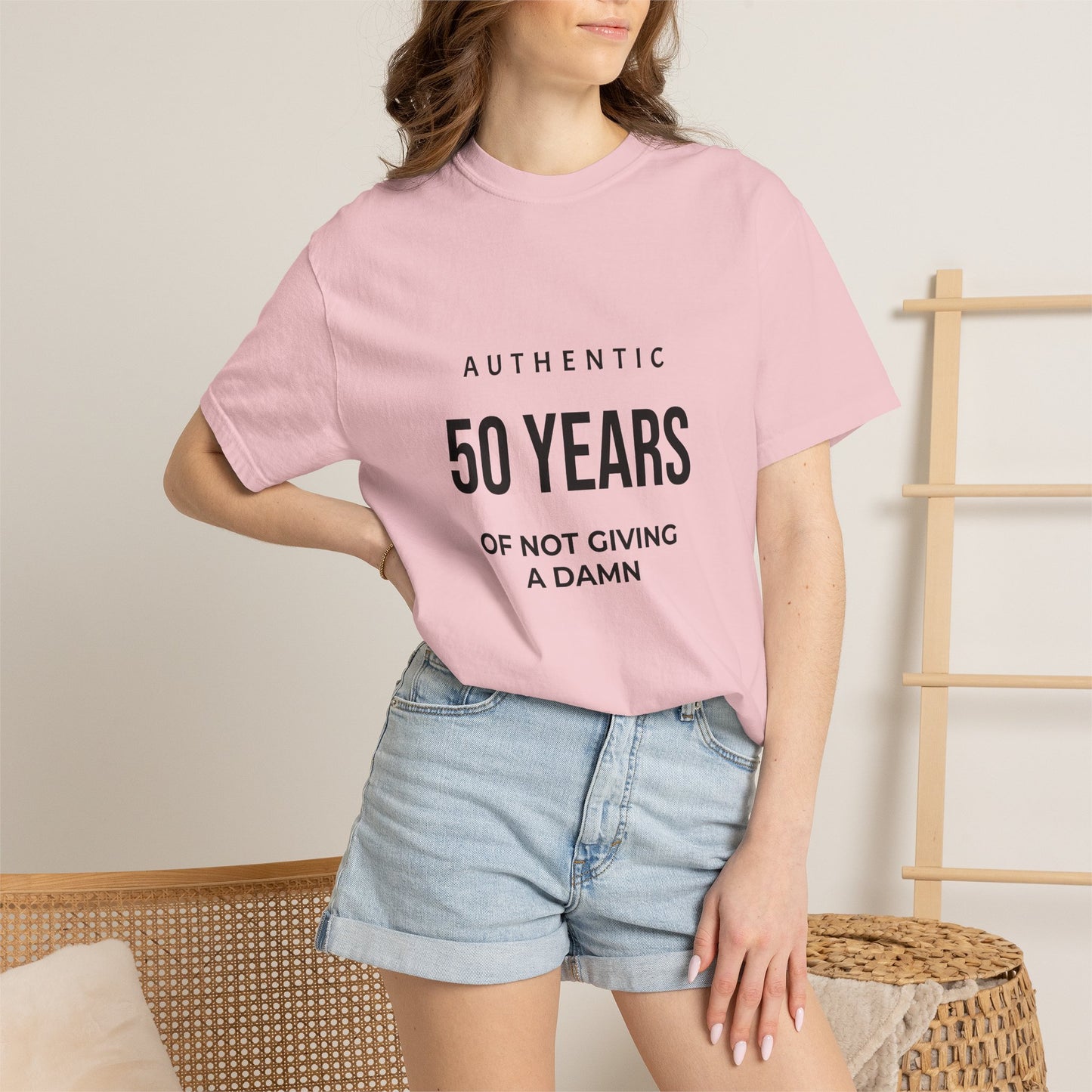 50 Years of Not Giving a Damn T-Shirt — Funny 50th Birthday Tee