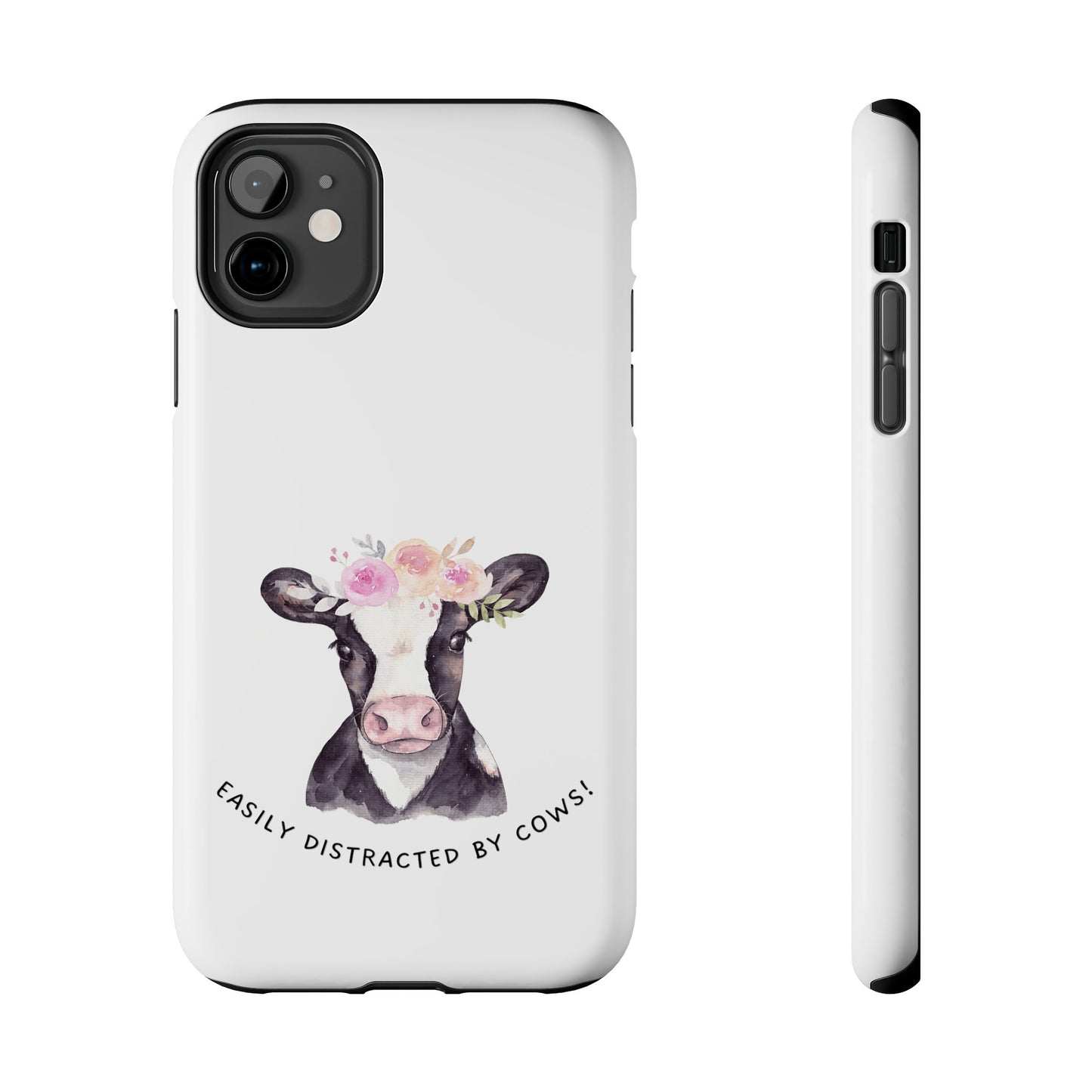 Easily distracted by Cows Tough Phone Cases