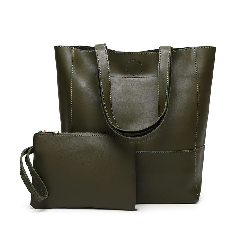 Handbag Foreign Trade New Winter Fashion Bags Shoulder Hand Color Large Picture Package