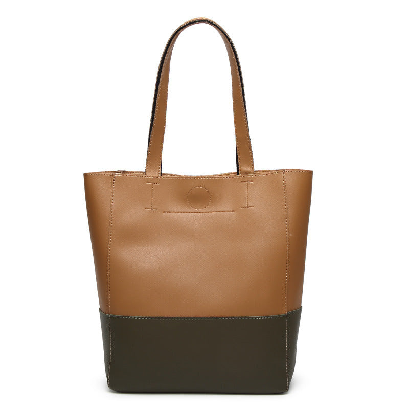 Handbag Foreign Trade New Winter Fashion Bags Shoulder Hand Color Large Picture Package