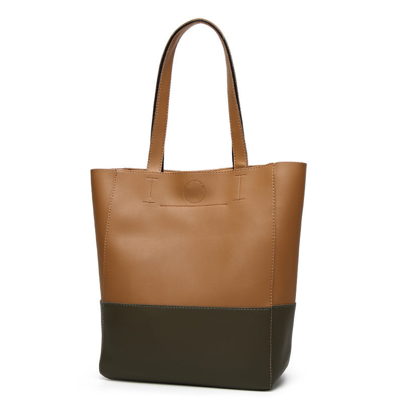 Handbag Foreign Trade New Winter Fashion Bags Shoulder Hand Color Large Picture Package