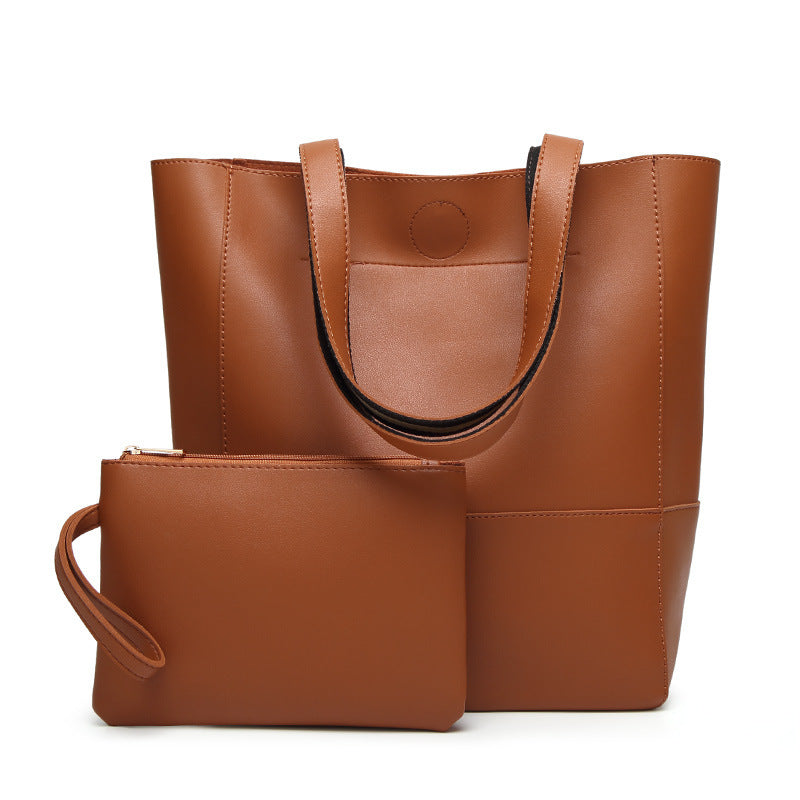 Handbag Foreign Trade New Winter Fashion Bags Shoulder Hand Color Large Picture Package