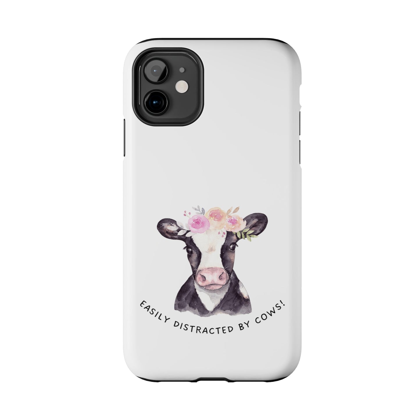 Easily distracted by Cows Tough Phone Cases