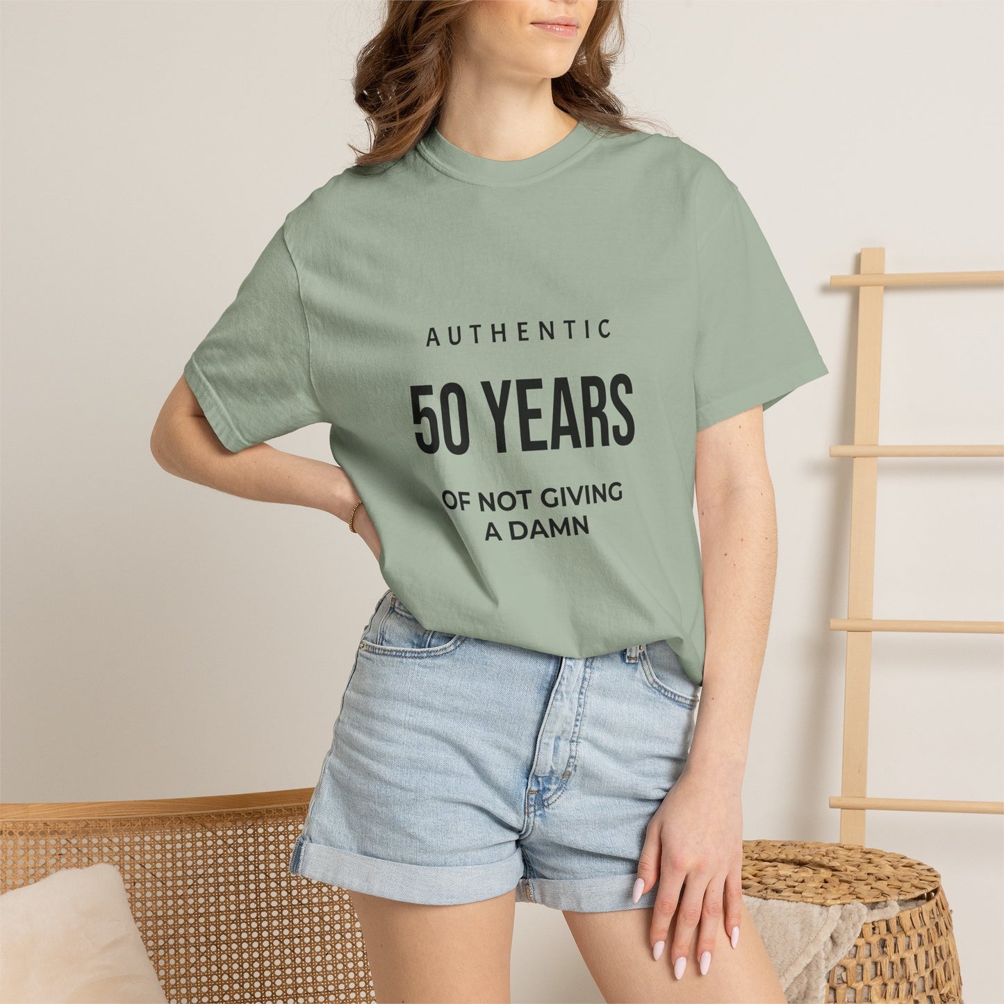 50 Years of Not Giving a Damn T-Shirt — Funny 50th Birthday Tee