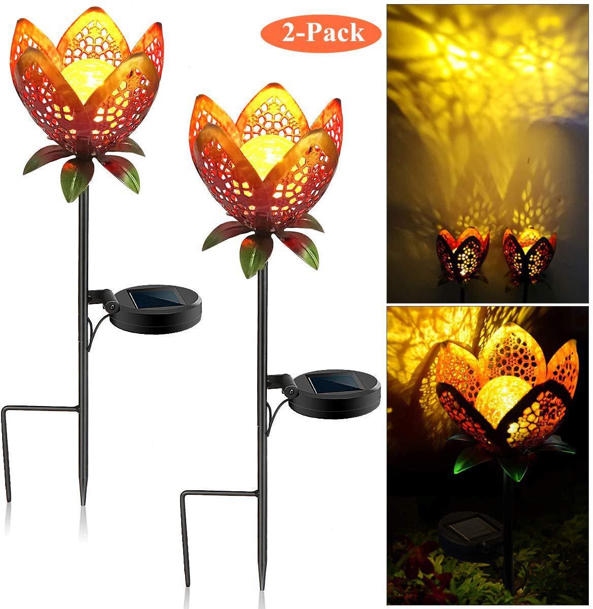 Solar lawn light flower outdoor