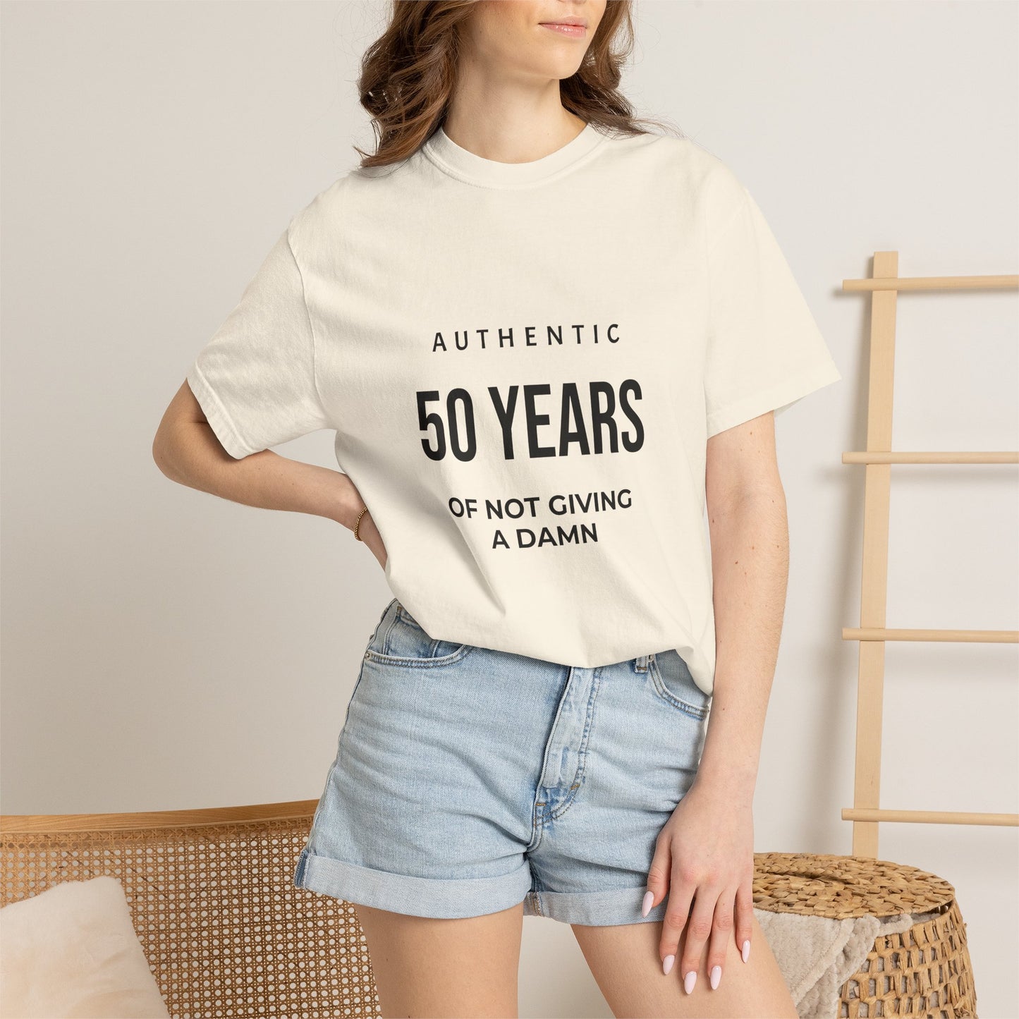 50 Years of Not Giving a Damn T-Shirt — Funny 50th Birthday Tee