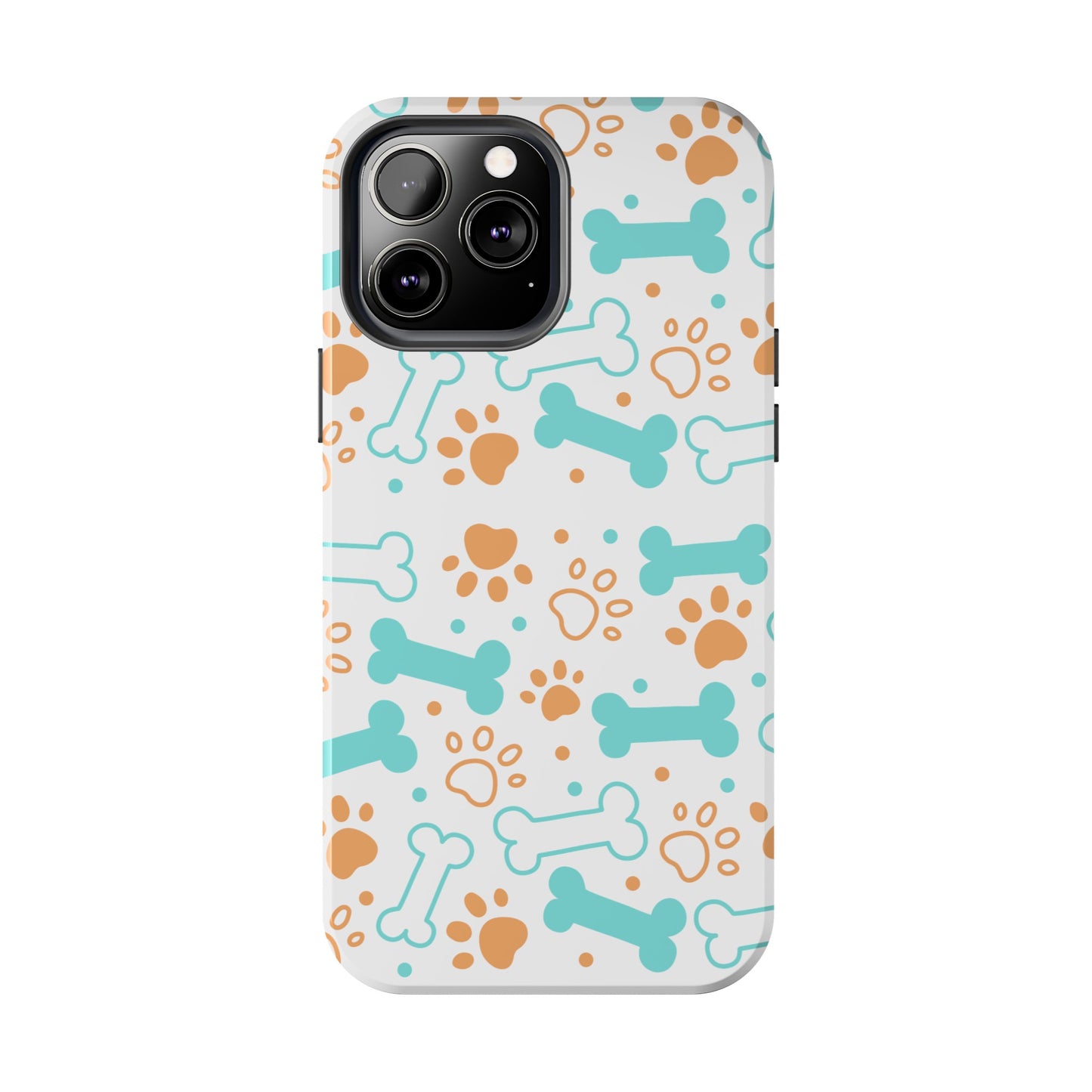 Dog Bones Paw Print Tough Phone Cases