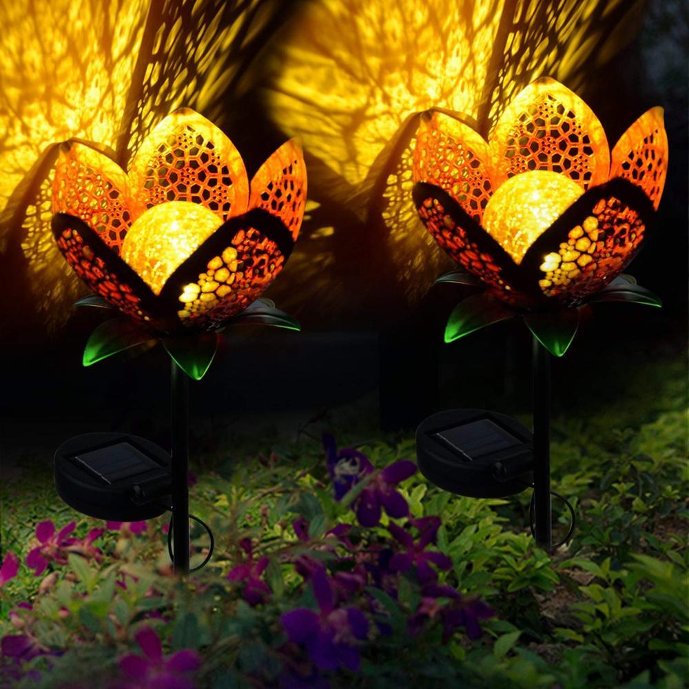 Solar lawn light flower outdoor