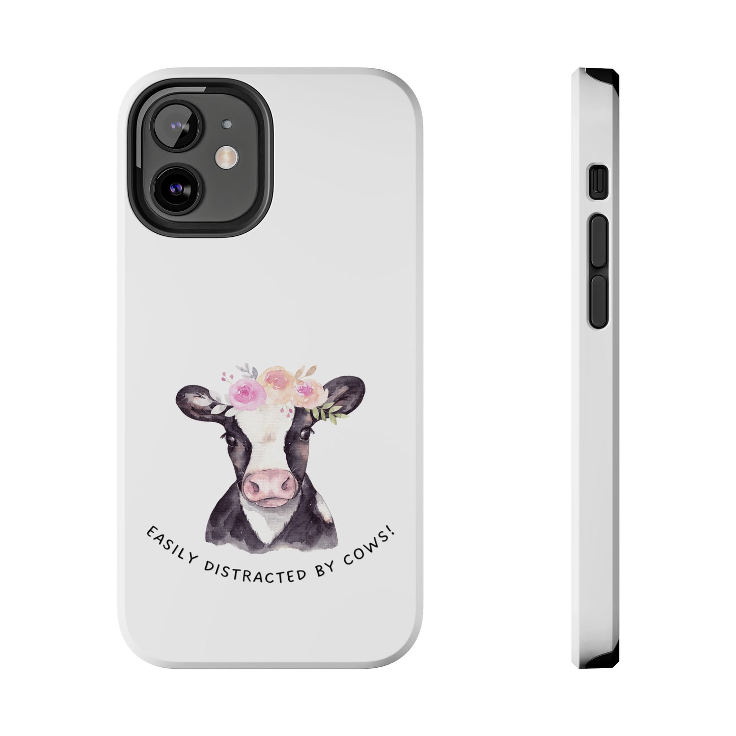 Easily distracted by Cows Tough Phone Cases