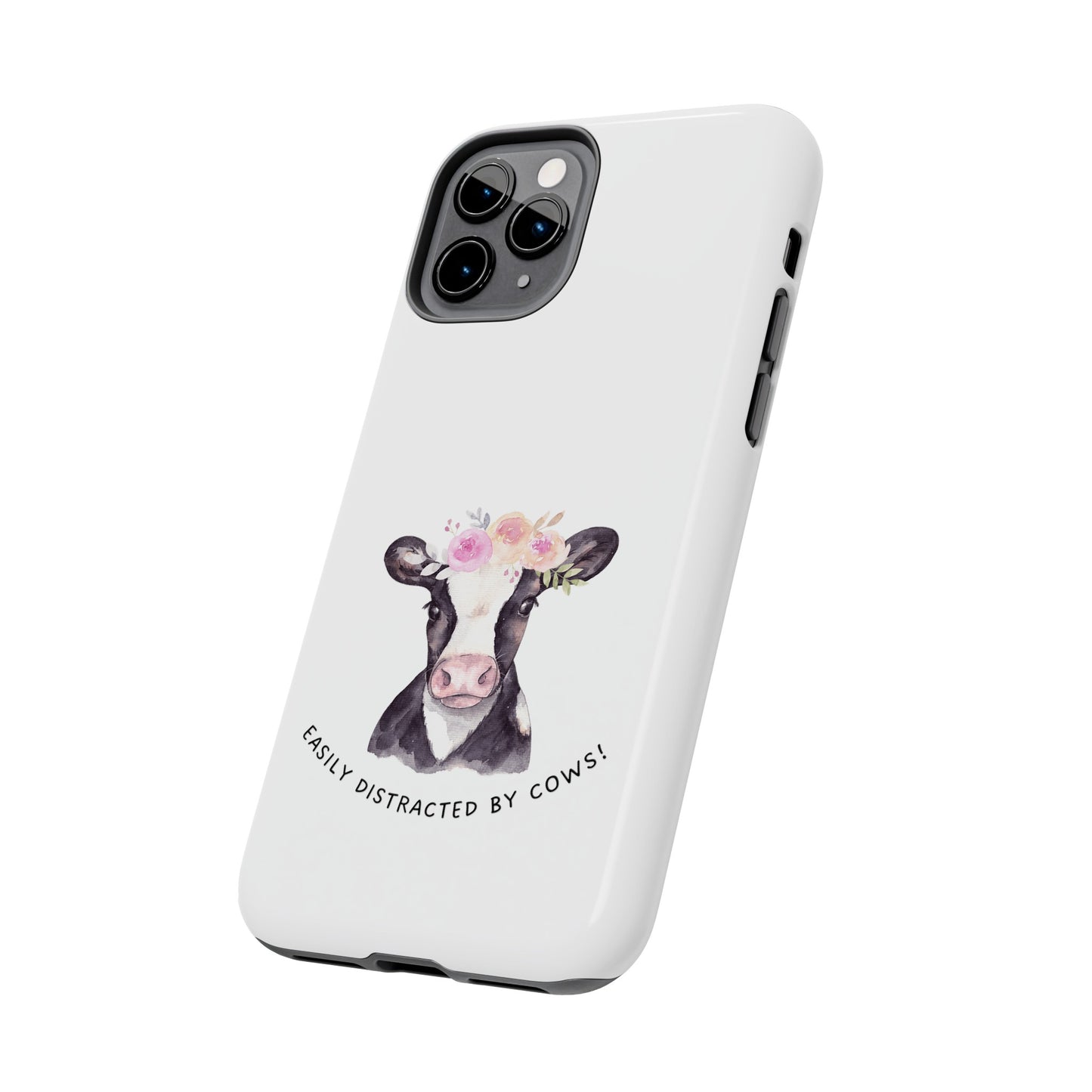 Easily distracted by Cows Tough Phone Cases