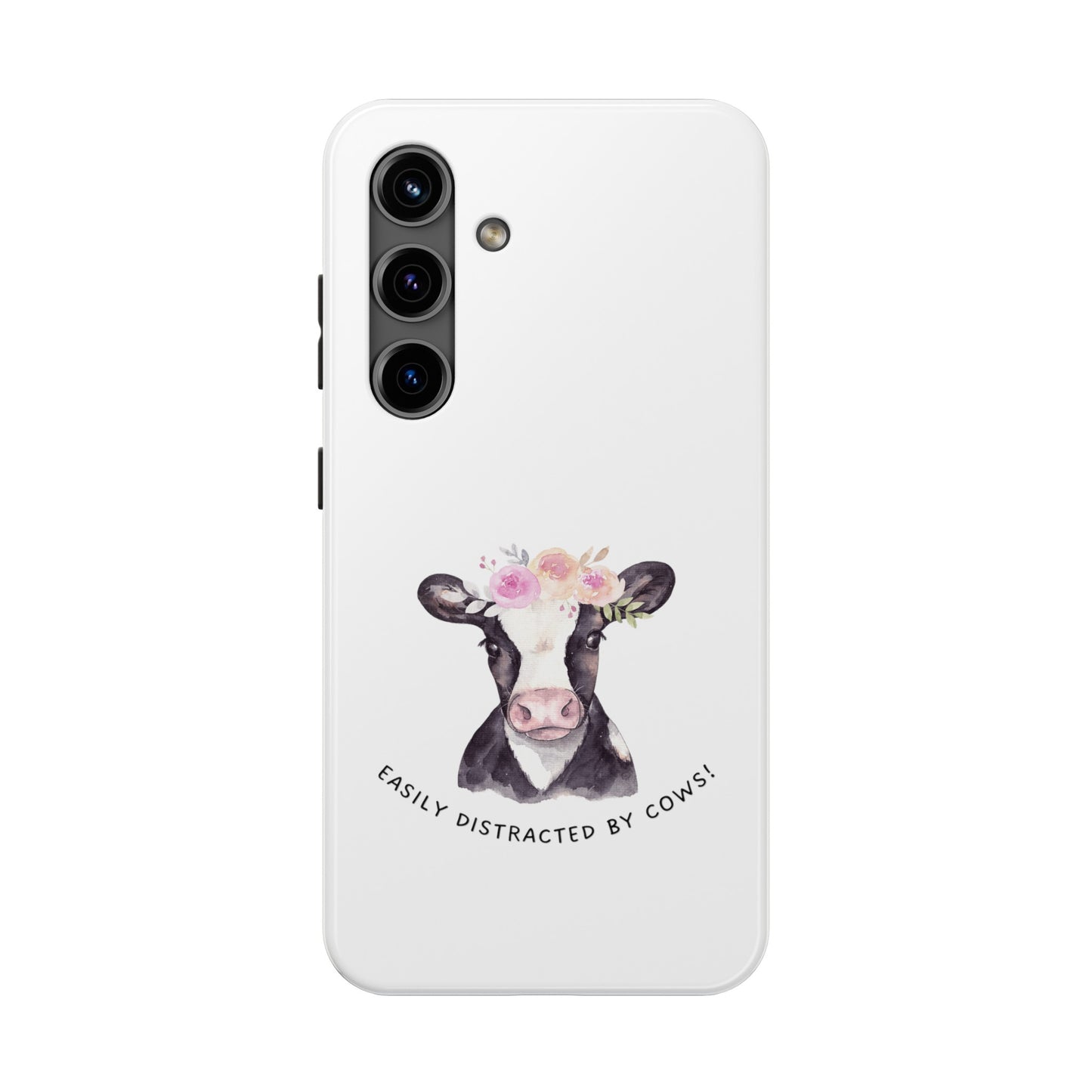 Easily distracted by Cows Tough Phone Cases