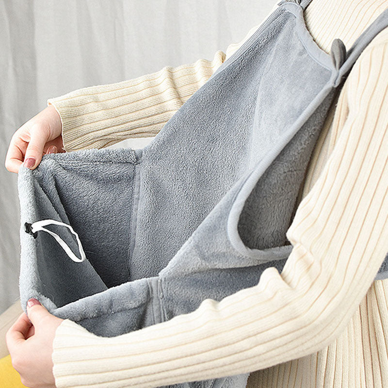 Cat Pouch Clothes Pets Apron Non-stick Anti-grab Soft Plush Camisole Pinafore For Pets