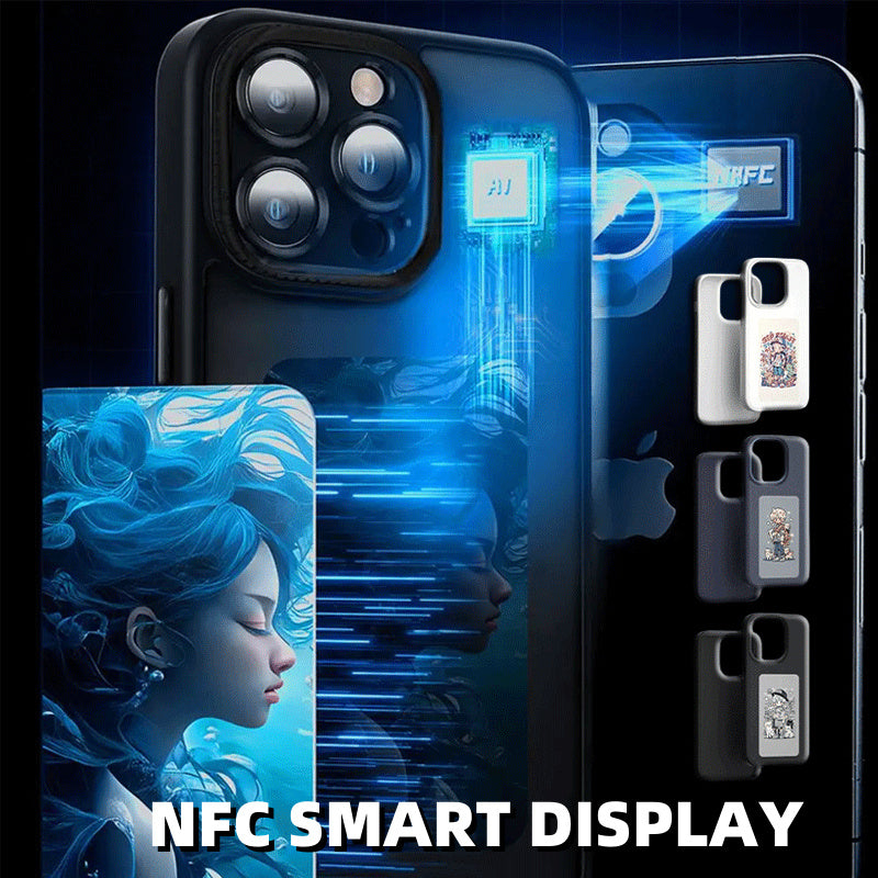 Phone Apple iPhone E-ink Screen Case Unlimited Screen Projection Personalized Cover Battery Free New Designer Luxury